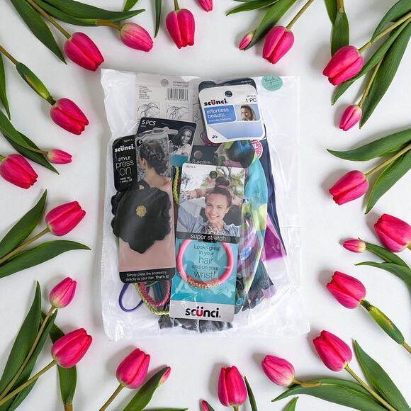 Huge Hair Accessory Lot 5+ Headbands Floral Clips Press On Appliques Bundle - Picture 1 of 4